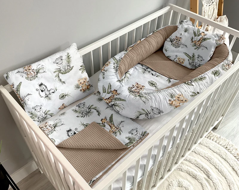 Babynest 5 piece set | Safari and Brown
