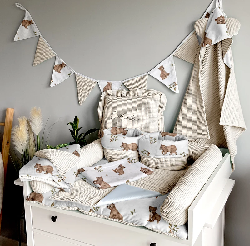 Changing mat | Bears and Light beige