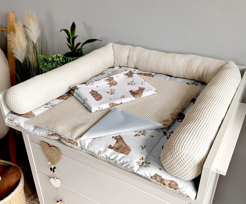 Changing mat | Bears and Light beige