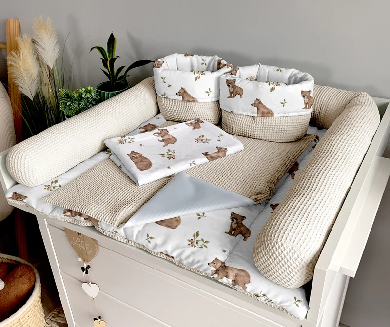 Changing mat | Bears and Light beige