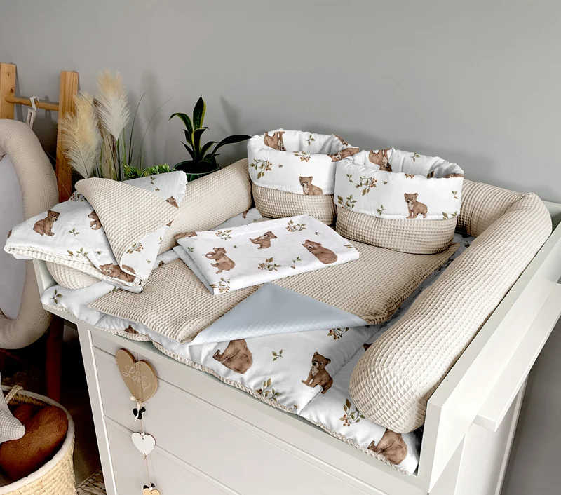 Changing mat | Bears and Light beige