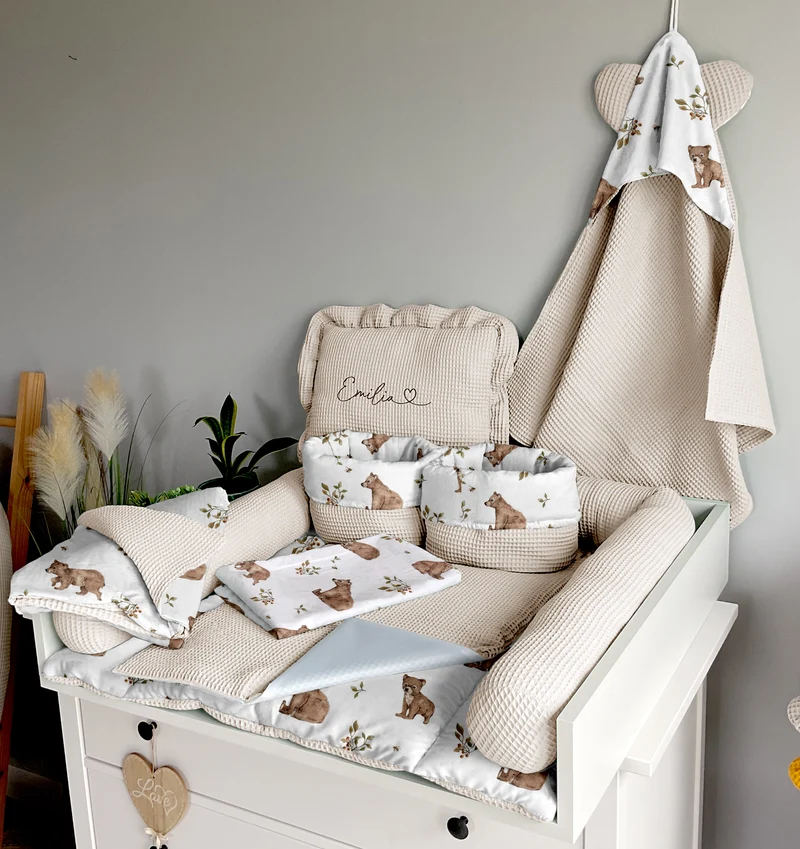 Changing mat | Bears and Light beige
