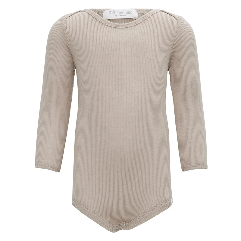 Minimalisma Body Langarm aus Merinowolle 'Alaska' Hemp