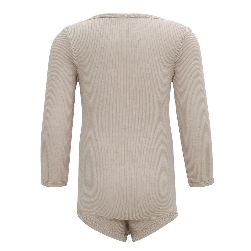 Minimalisma Body Langarm aus Merinowolle 'Alaska' Hemp