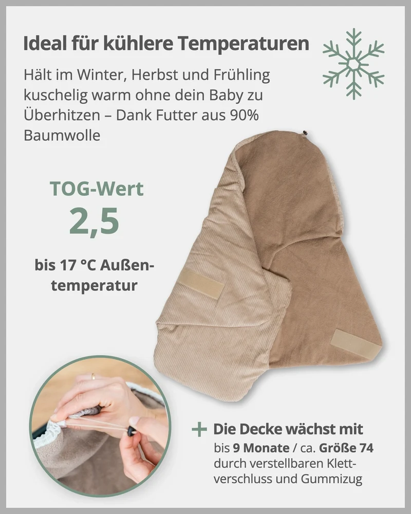 Unterwegs Set Cord Sand