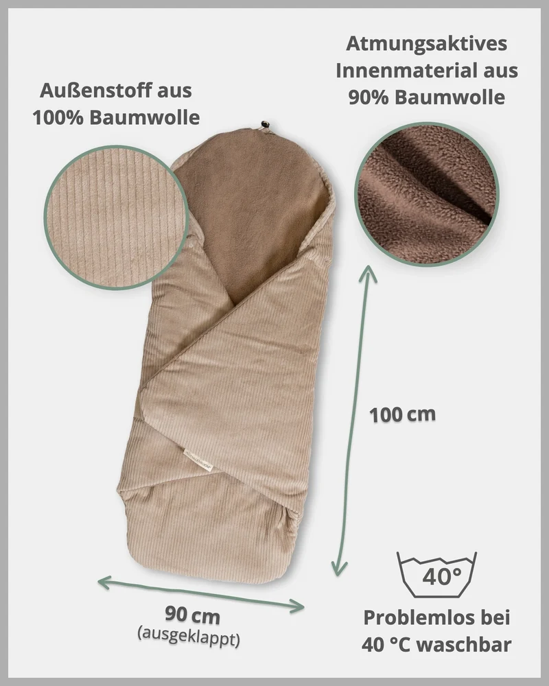 Unterwegs Set Cord Sand