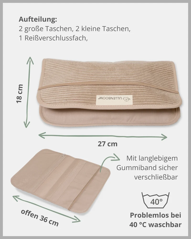 Unterwegs Set Cord Sand