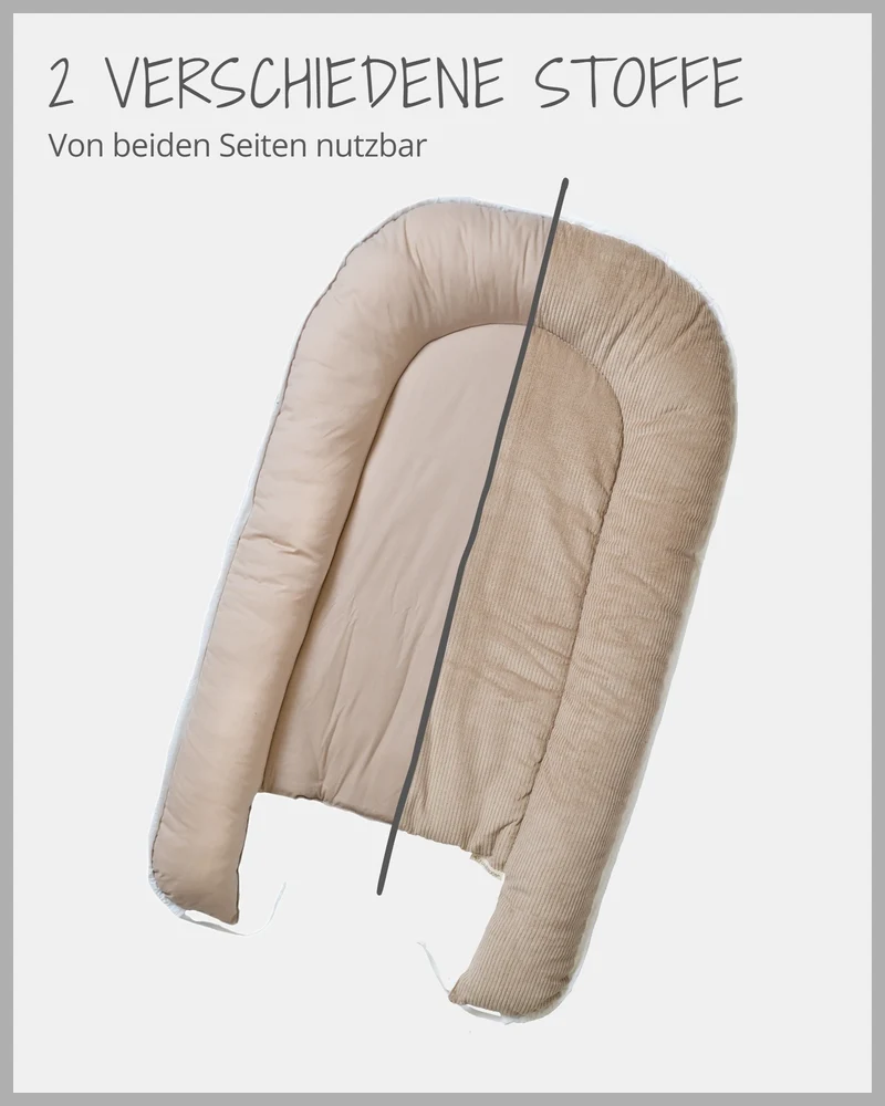 Babynest Cord Sand