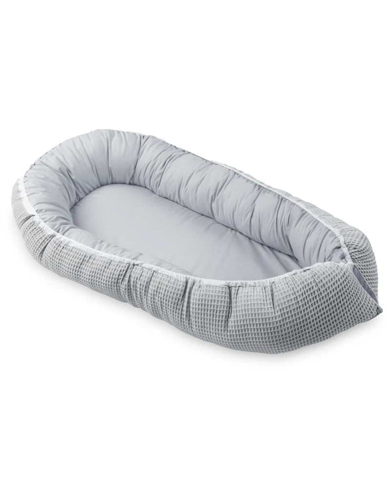 Babynest Waffelpiqué Grau