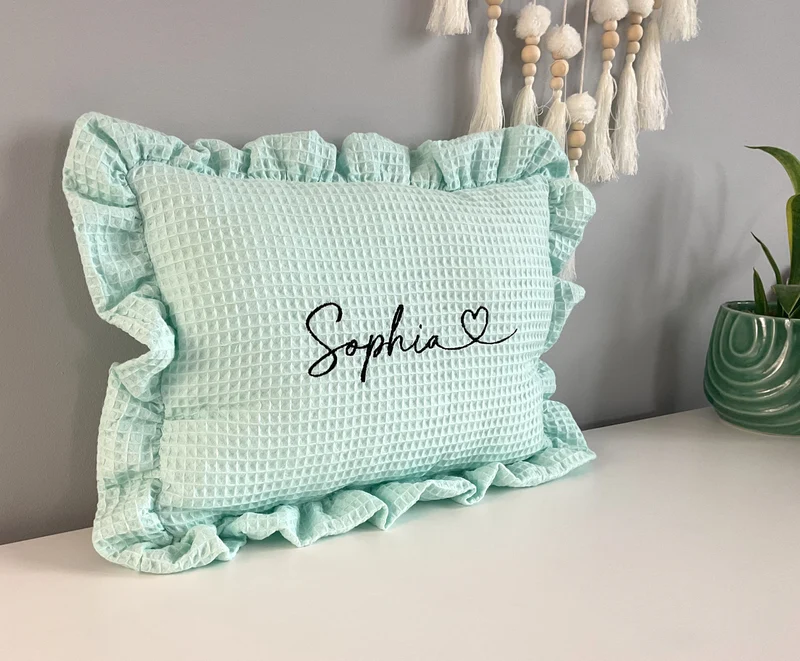 Pillow with a name for a child | Birthday gift | Babyshower gift | Blueberry