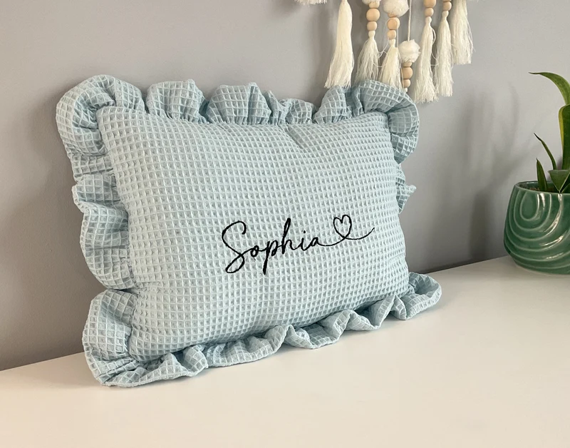 Pillow with a name for a child | Birthday gift | Babyshower gift | Blueberry