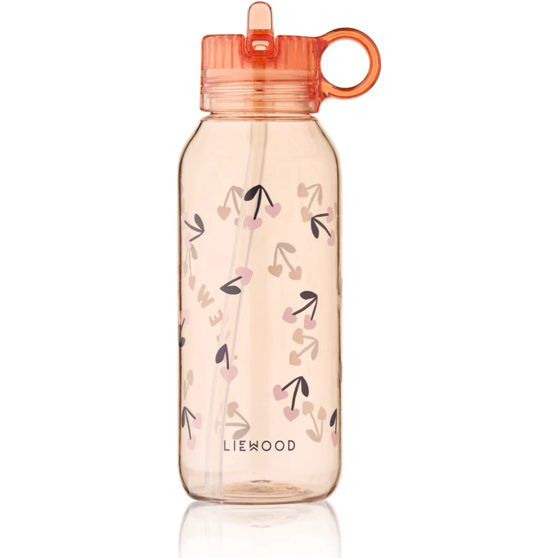 Tritan - Wasserflasche "Yang Cherry heart / Rosey" 500ml