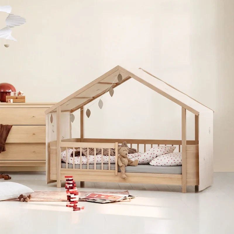 Oliver Furniture Hausbetthimmel mit Stickerei für Wood Mini+ Hausbett