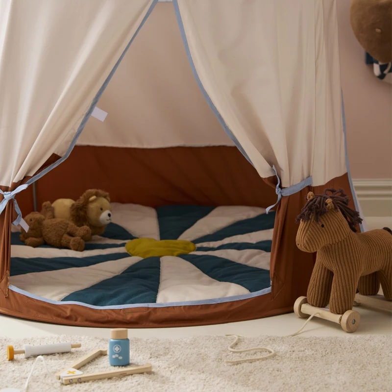 Kids Concept Spielmatte 'Zirkus' Blau