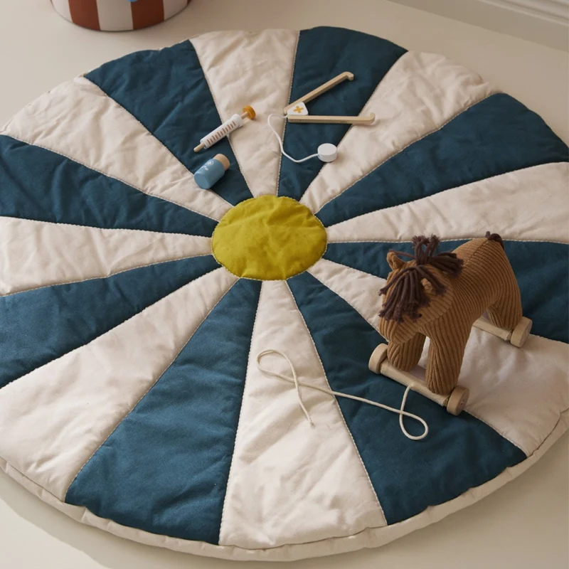 Kids Concept Spielmatte 'Zirkus' Blau