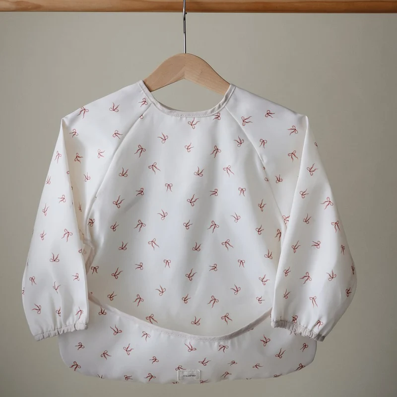 Mushie Langarm Lätzchen Bows