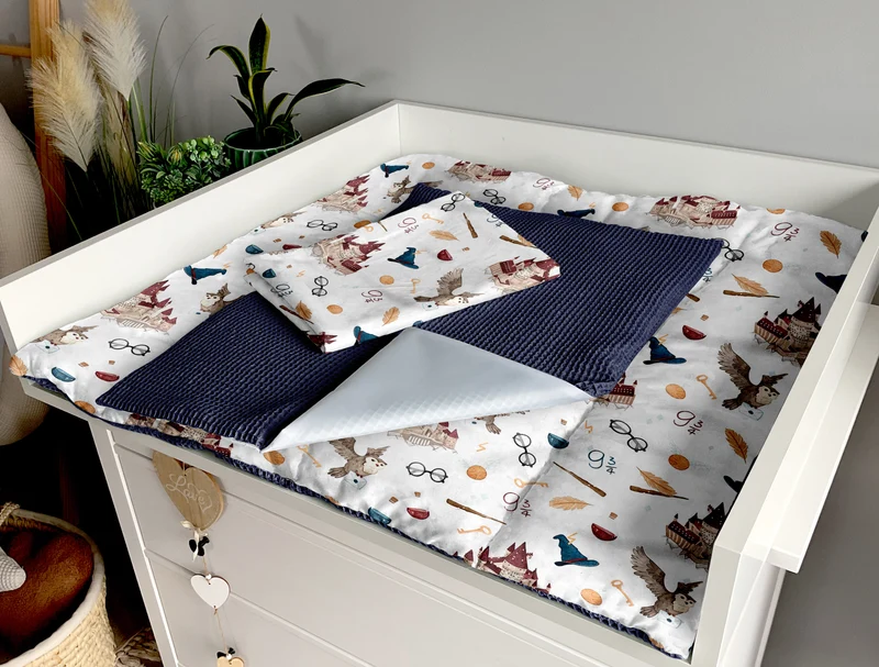 Changing mat | School of magic and navy blue
