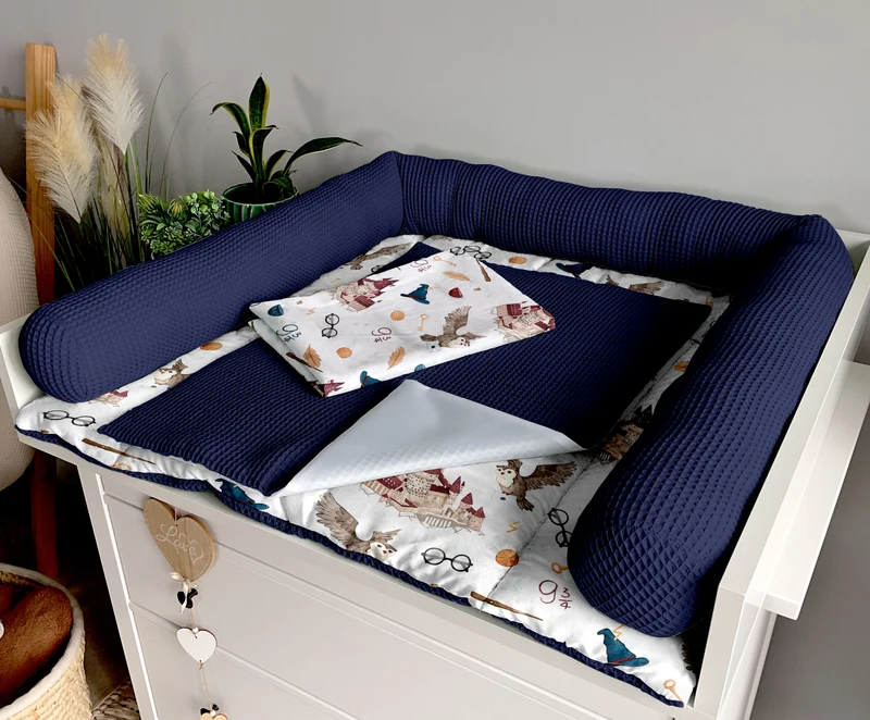 Changing mat | School of magic and navy blue