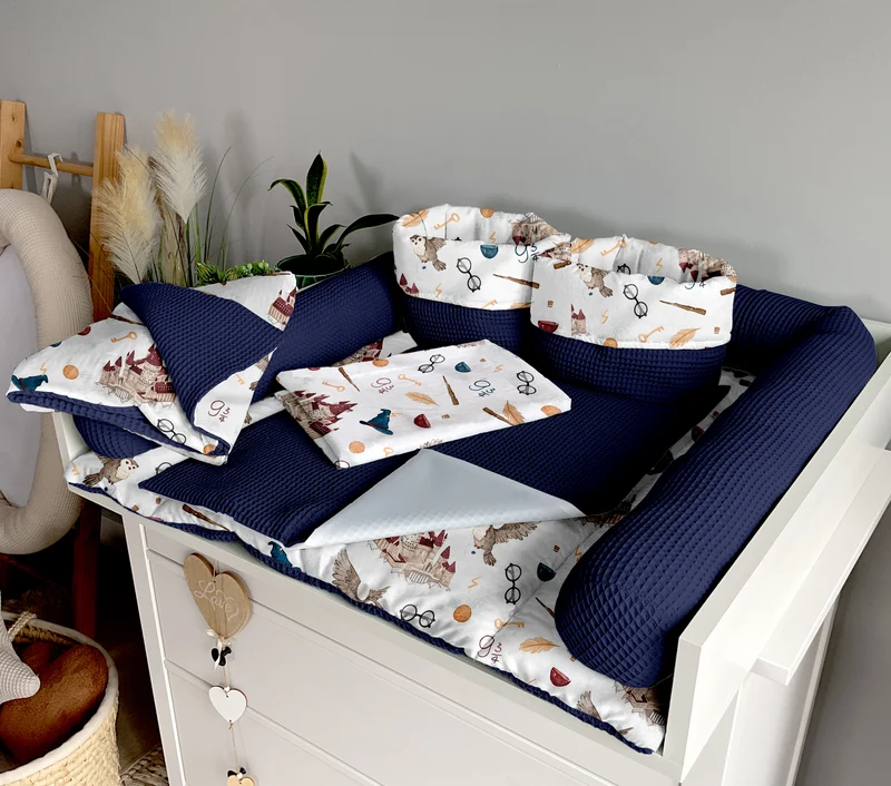 Changing mat | School of magic and navy blue