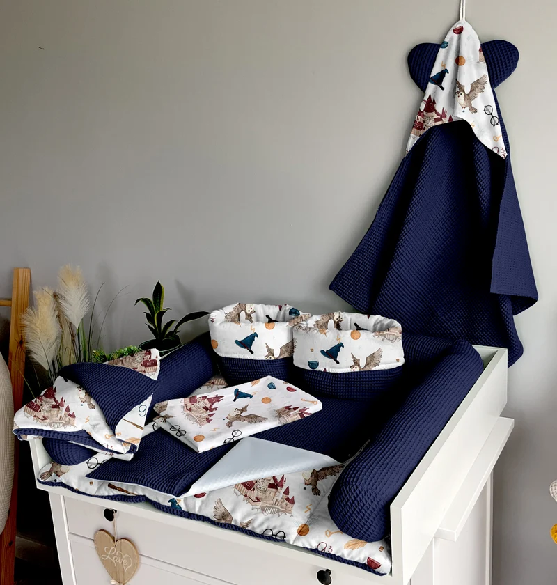 Changing mat | School of magic and navy blue