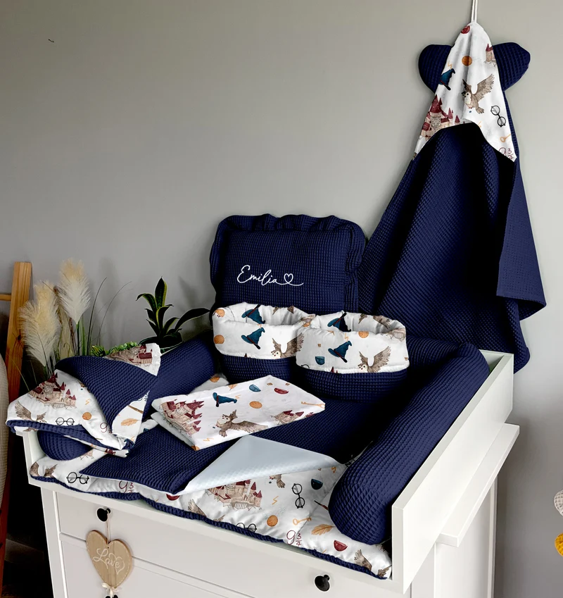 Changing mat | School of magic and navy blue