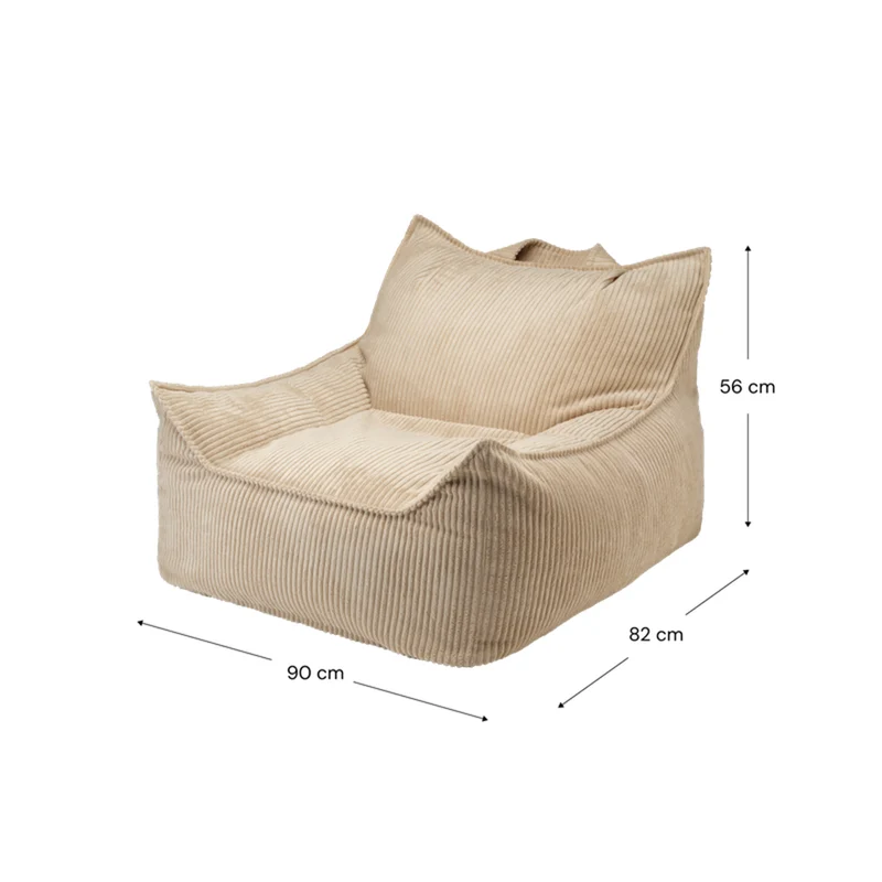 Wigiwama Sessel für Teenager 'Club' Brown Sugar