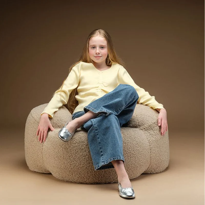 Wigiwama Sessel für Teenager 'Momo' Biscuit