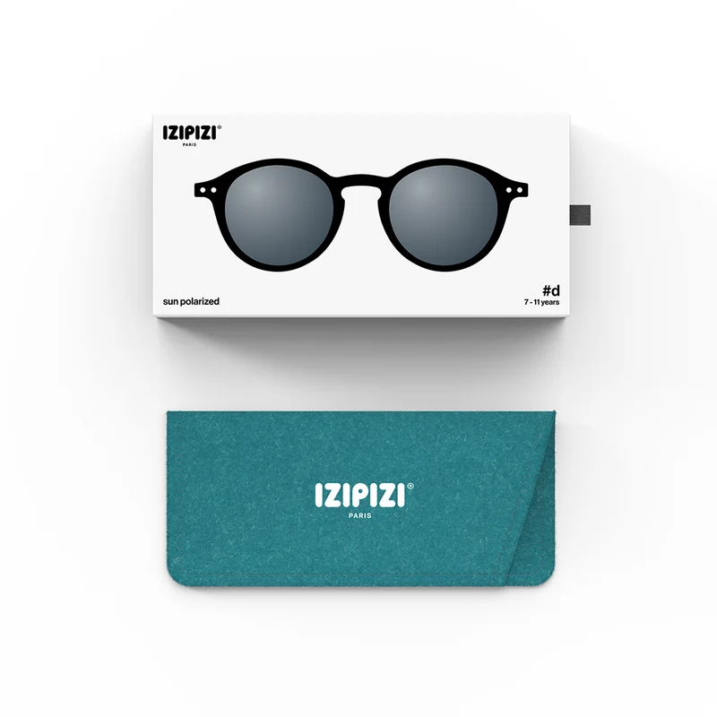 Izipizi Kinder Sonnenbrille #D 7-11 Jahre Black