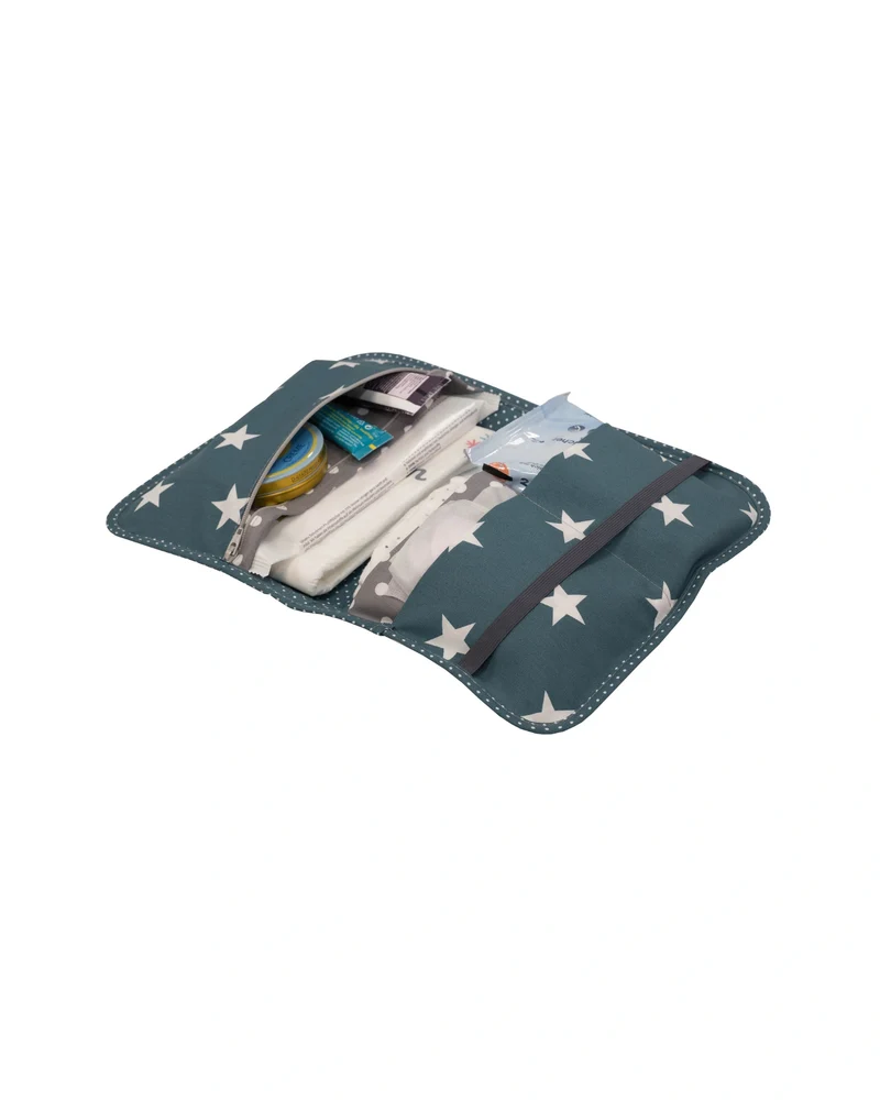 Windeltasche Waldtiere Petrol