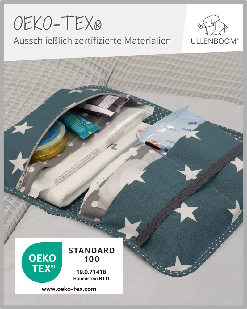 Windeltasche Waldtiere Petrol