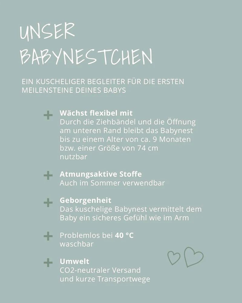 Babynest Feincord Unterwasserwelt