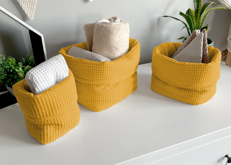 Basket, organizer for changing table | Honey