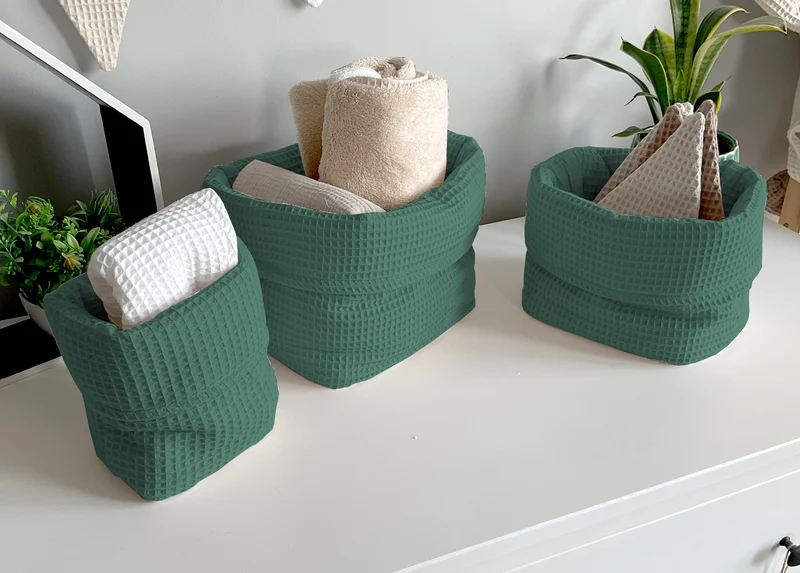 Basket, organizer for changing table | Bottled