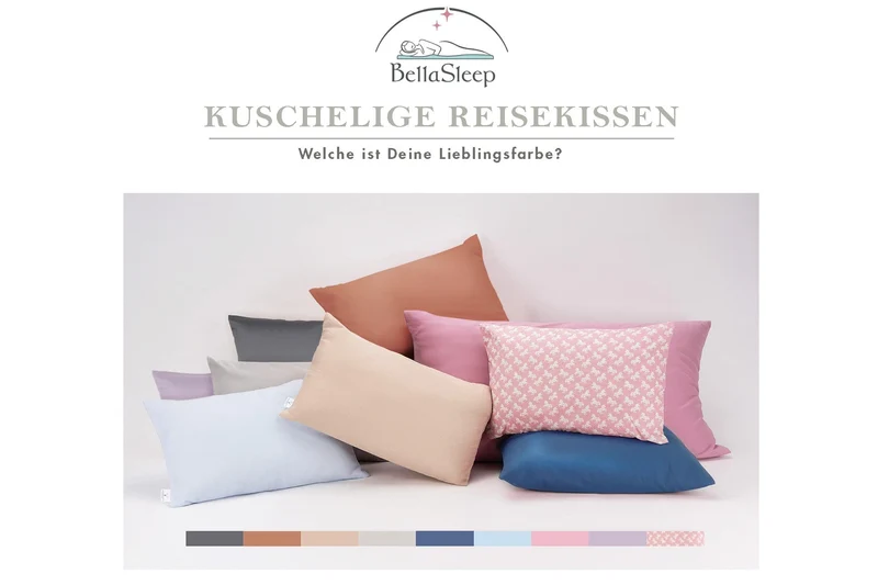 Memory-Foam-Reisekissen 24 × 44 × 11 cm – ergonomisch für Reise, Auto & Flugzeug