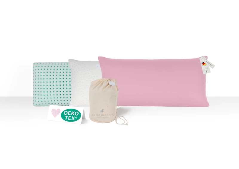 Ergonomisches Memory-Foam-Schlafkissen Strong 40 × 80 × 10 cm – Flaches, festes Schlafkissen für Rücken- & Seitenschläfer