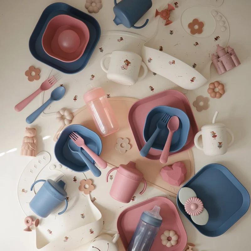 Mushie Trinkbecher mit Strohhalm Fairy Mice