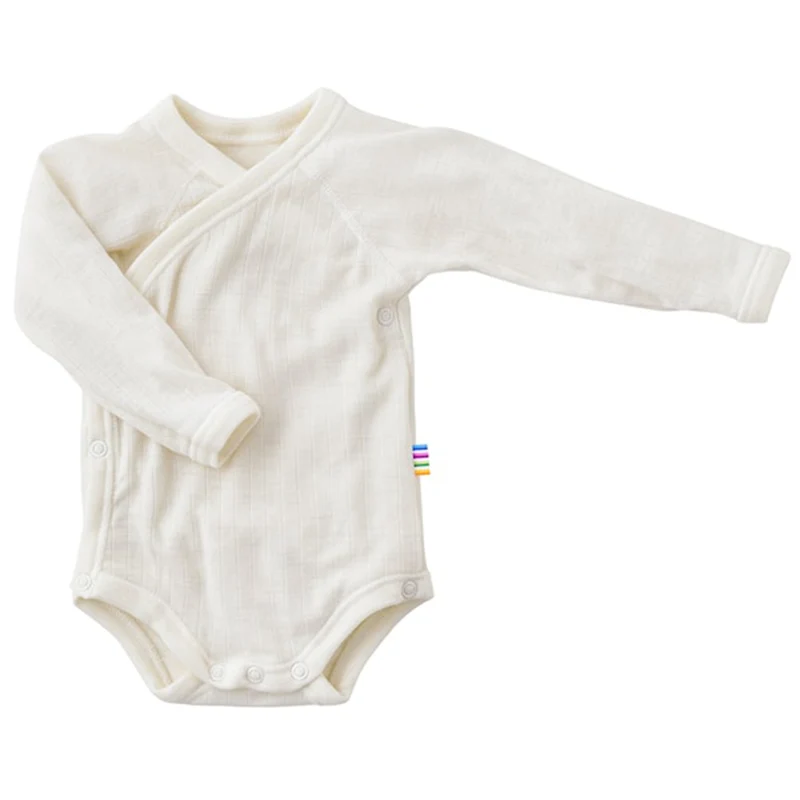 Joha Wickelbody Langarm aus Merinowolle Off White