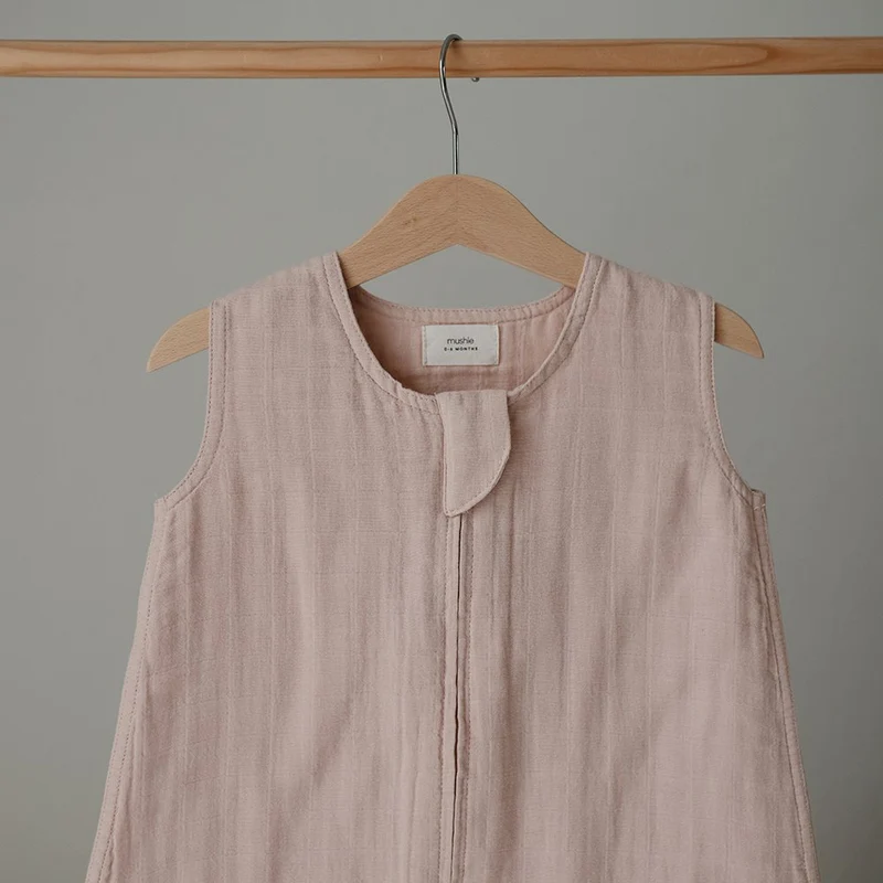 Mushie Sommer Schlafsack 0-6 M Blush