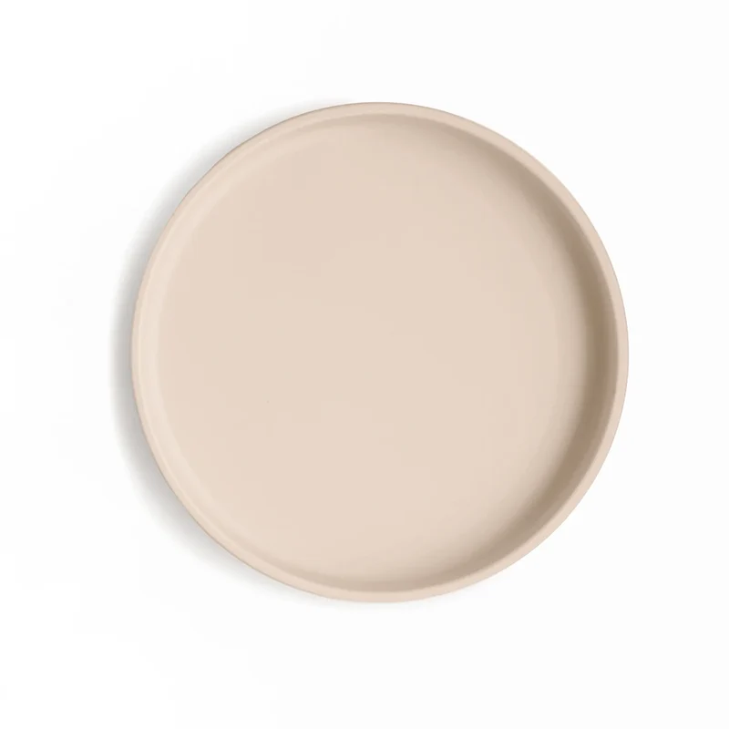 Mushie Silikon Teller mit Saugnapf 'Classic' Shifting Sand