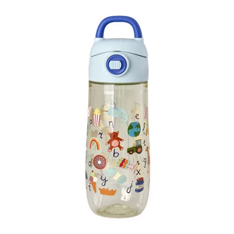 Rice Kinder Trinkflasche 'ABC' Blue