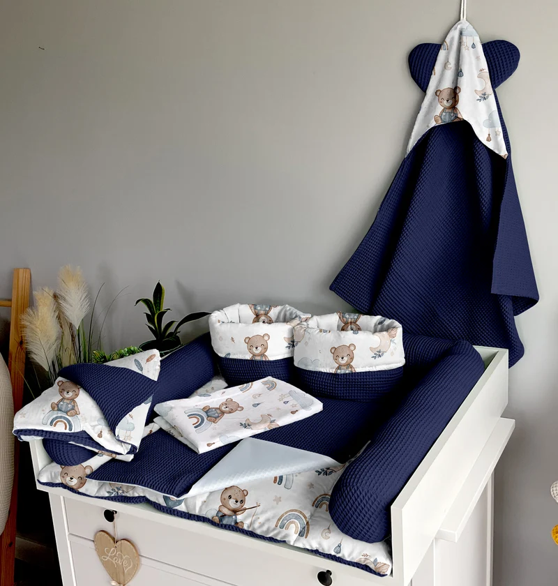 Changing mat | Dreams of sleepy bears and navy blue
