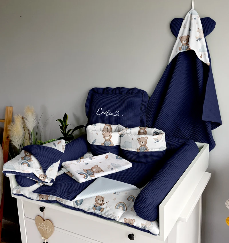 Changing mat | Dreams of sleepy bears and navy blue