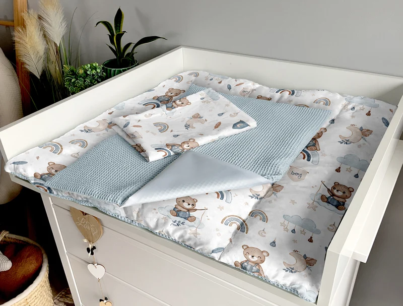 Changing mat | Dreams of sleepy bears and blue