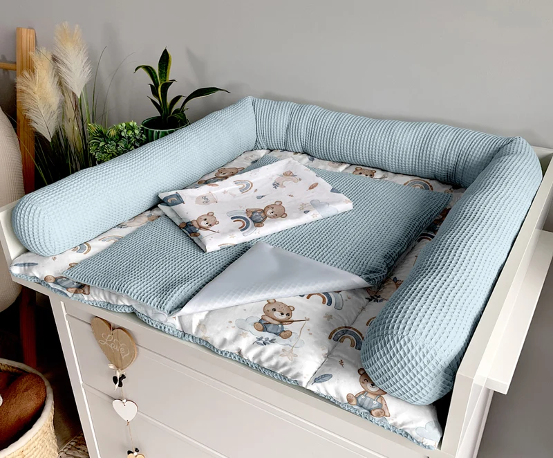 Changing mat | Dreams of sleepy bears and blue