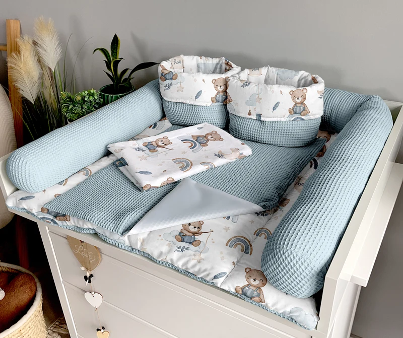 Changing mat | Dreams of sleepy bears and blue