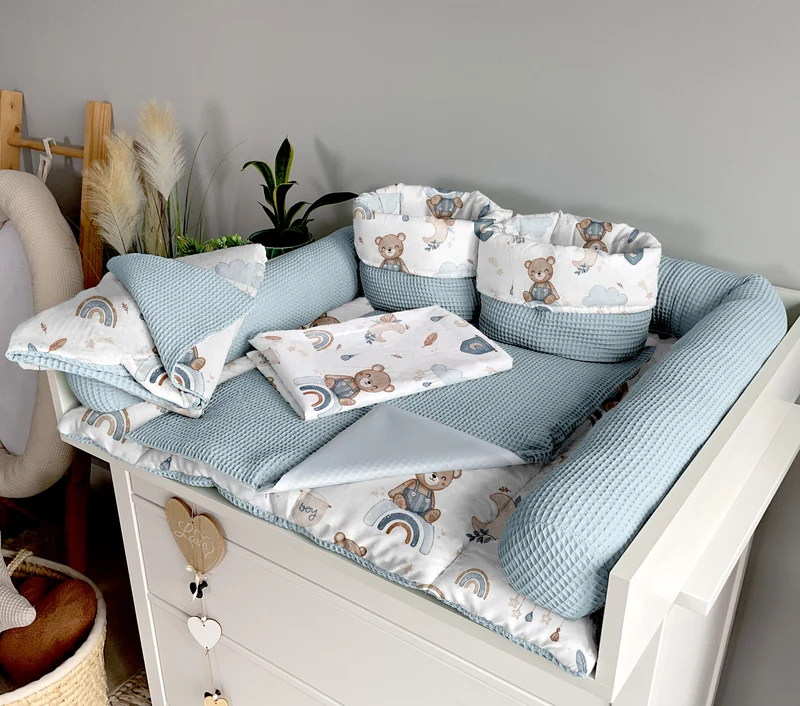 Changing mat | Dreams of sleepy bears and blue