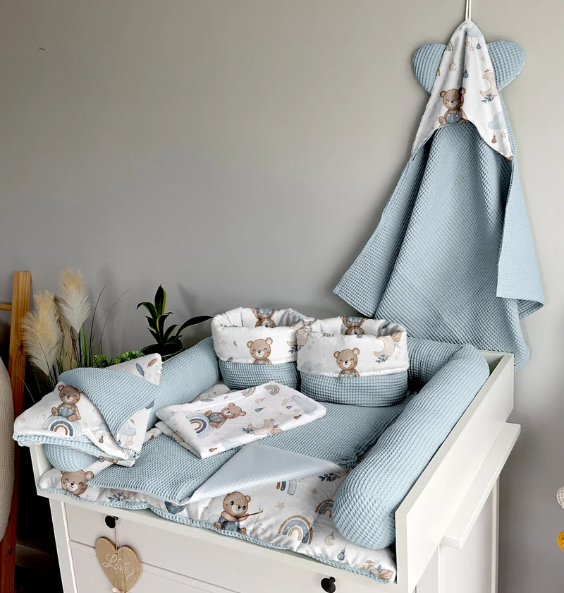 Changing mat | Dreams of sleepy bears and blue
