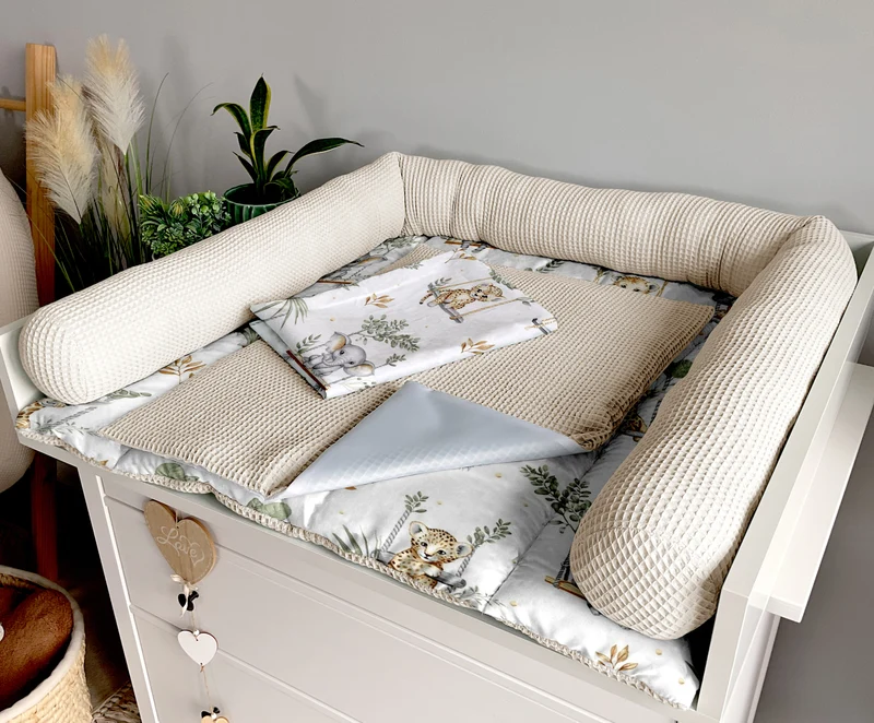 Changing mat | set of 6 elements | Swings and light beige