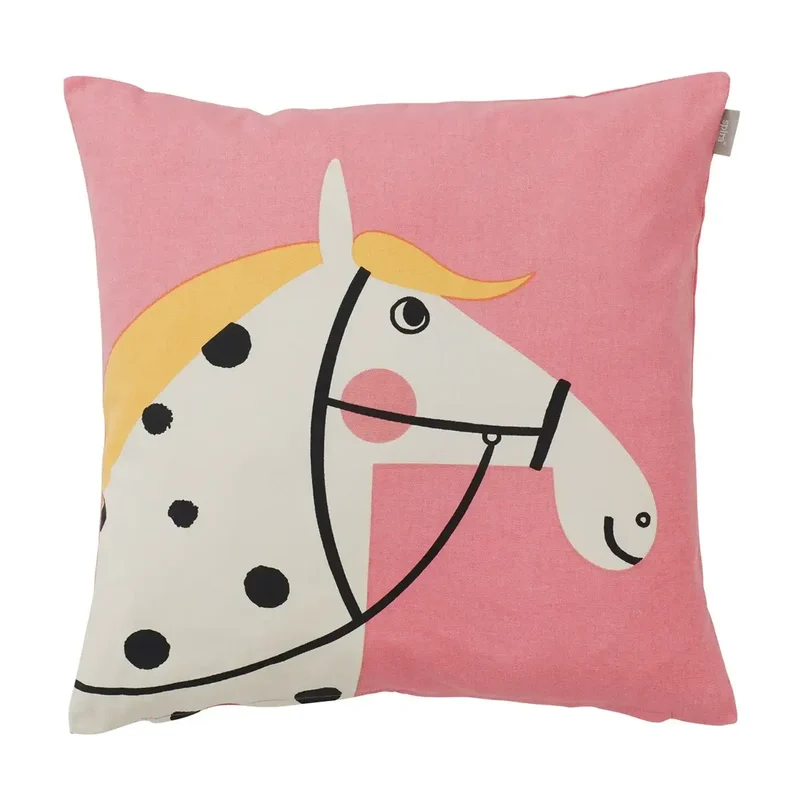 Spira of Sweden Kissenbezug Lucky – 50 x 50 cm Sofakissenhülle Pink