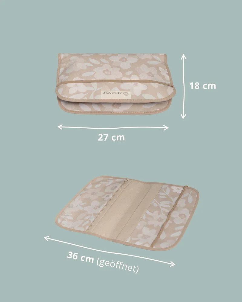 Windeltasche Handgemalte Blüten